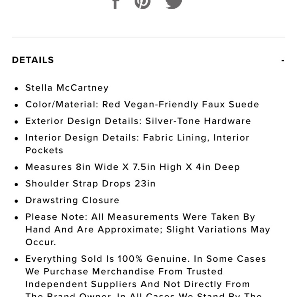 Stella McCartney fringe bucket bag - Picture 2 of 8